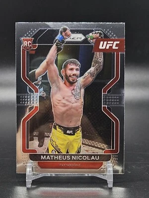 2022 Prizm UFC Rookie Card - Matheus Nicolau - 168 - Image 1 of 2