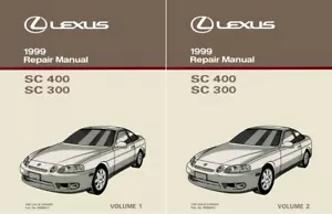 1999 Lexus SC 400 SC 300 Shop Service Repair Manual Complete Set - Picture 1 of 1