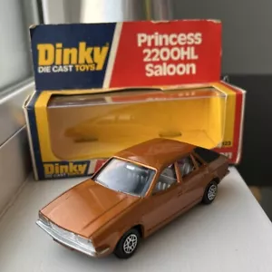 DINKY 123 AUSTIN PRINCESS 2200HL SALOON BRONZE/BLACK SPEEDWHEELS 1977-1980 BOXED - Bild 1 von 21