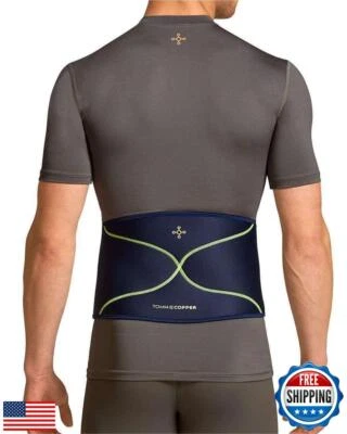 Tommie Copper Hombre Confort Espalda Soporte, Absorbe Sudor Transpirable Espalda y Mus Foto 1 de 4