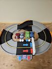 Fisher Price Shake N Go Talking Speedway 2005 Mattel Racetrack complete w 4 cars