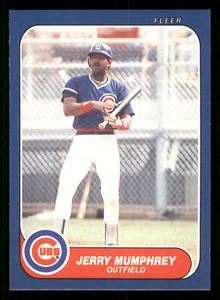 Jerry Mumphrey - 1986 Fleer Update #U-79 - Chicago Cubs - Picture 1 of 2