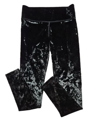 Victoria's Secret Women's Solid Black Soft Velour Leggings Size Small - Image 1 of 4