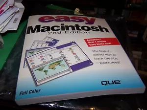 QUE Full Color Easy Macintosh book 230 Pages - 1994 - Picture 1 of 3