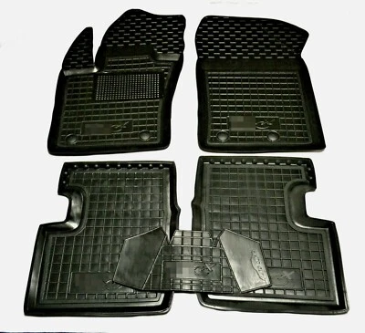 Alfombrillas de goma para Fiat 500X 2014-2019 para todo tipo de clima totalmente a medida Foto 1 de 4