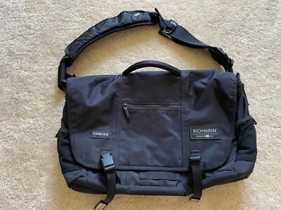 TIMBUK2 Commute Black Messenger Laptop Bag - BioMarin 20th Anniversary Swag  - Image 1 of 4
