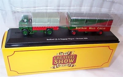 Greatest Show on Earth Bedford Q & Baggage Wagon Bertrum Mills Circus Foto 1 de 2