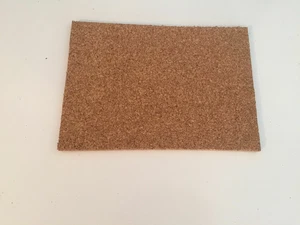 Corkboard 0 3/8in A4, Table Base, Crafting, Board,Mousepad,Furniture,Nature - Picture 1 of 10