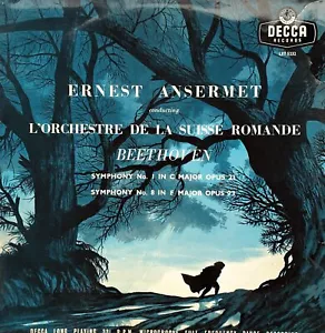 Ernest Ansermet - Beethoven - Symphony No. 1/ Symphony No. 8  [LP] Decca l NM/VG - Bild 1 von 2