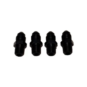 3AN to 1/8 NPT NITROUS OXIDE FITTINGS BLACK set of 4  - Picture 1 of 1