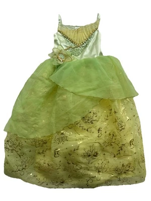 Disney Store Princess Tiana Girls Size 7/8 Dress Up Sequin Halloween Costume - Image 1 of 4