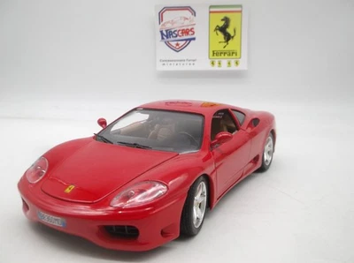 1/18 Ferrari 360 Modena 1999 Rouge BURAGO - Photo 1/4