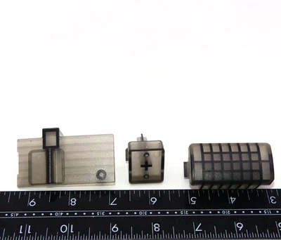 Black Super Famicom Power Reset Eject Console Button Parts SFC SNES Nintendo - Image 1 of 3