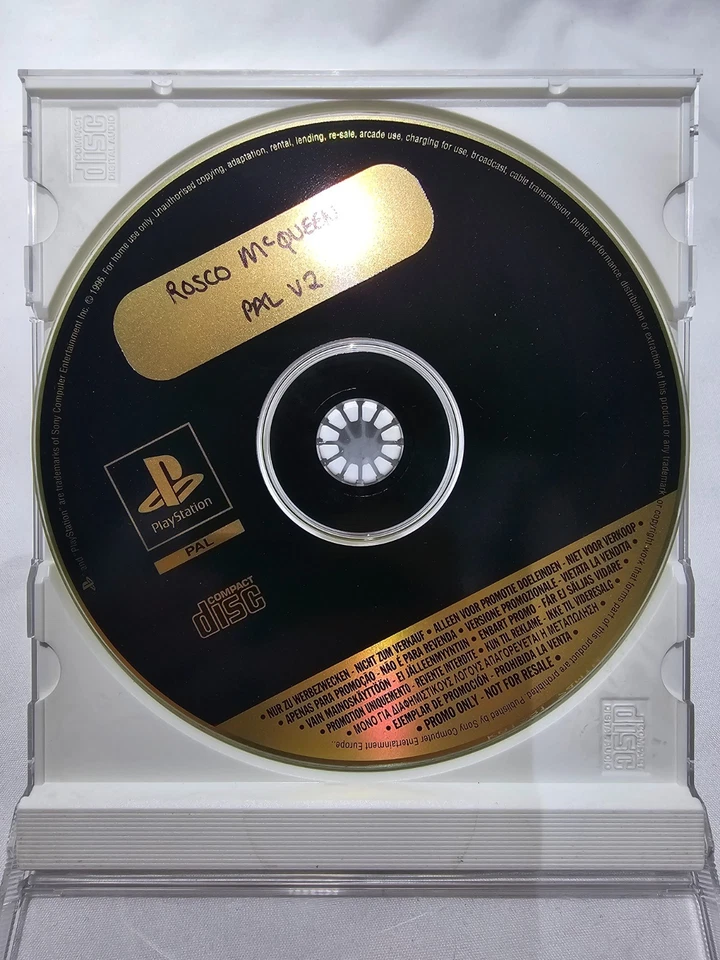 Rosco McQueen PAL V2 playstation demo disc - Bild 1 von 1