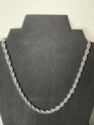 Stainless Steel Rope Chain 6MM 20-inch - Image 1 of 3