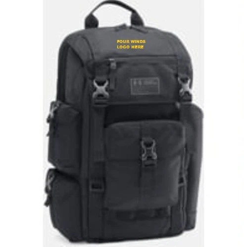 MOCHILA UNDER ARMOUR CORDURA REGIMENT RANGE MOCHILA TORMENTA NEGRA CUATRO VIENTOS CAMINATA Foto 1 de 4