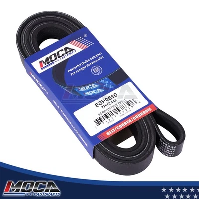 Serpentine Belt for Nissan Armada NV1500 NV2500 TITAN Infiniti QX56 QX80 7PK2442 - Image 1 of 4