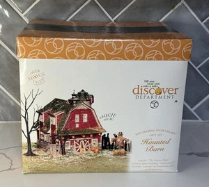 Dept 56 Halloween Village Haunted Barn 55060 Lights & Sounds No Accessories WORK - Picture 1 of 9