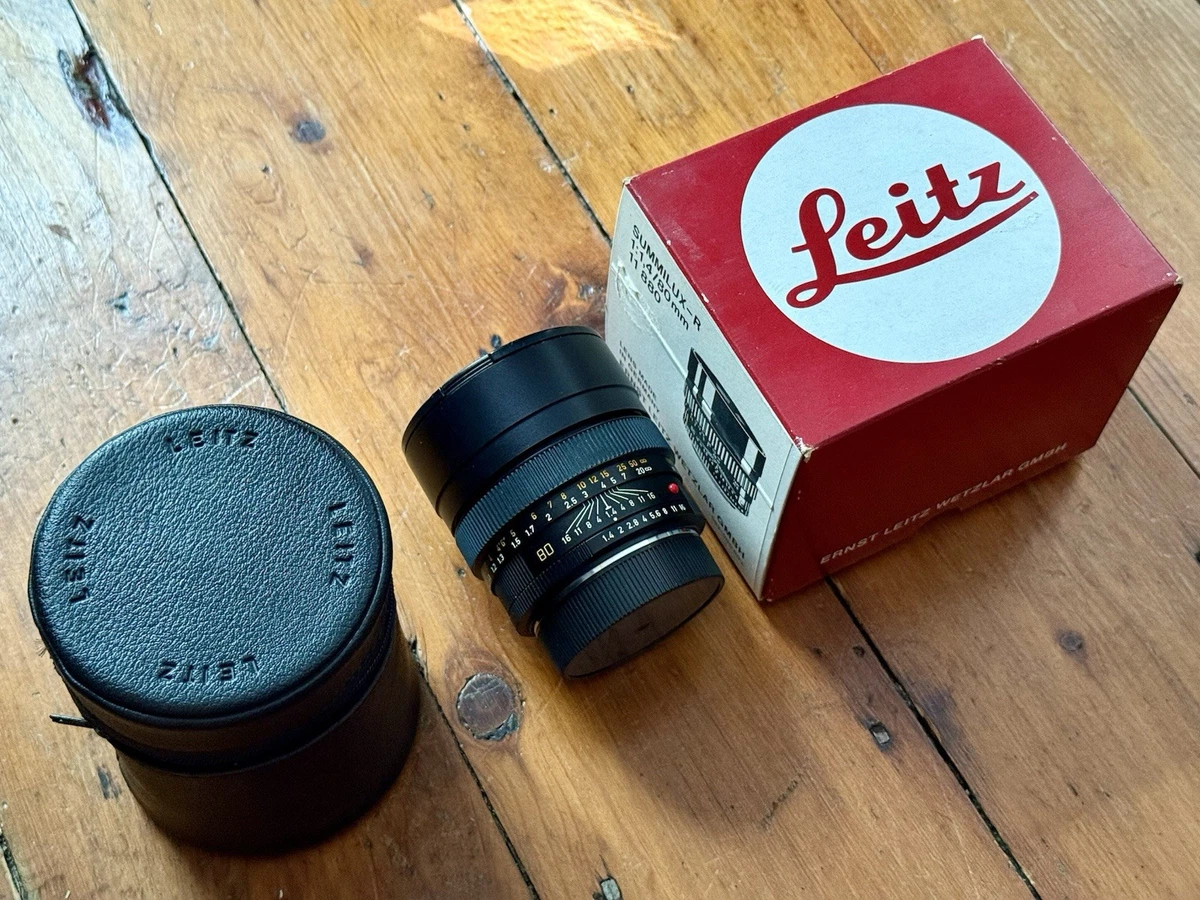 Leica SUMMILUX-R 80mm Focal Camera Lenses for sale | eBay