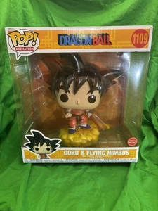 Funko Pop Dragon Ball Goku & Flying Nimbus #1109 JUMBO GameStop Exclusivo 10" pulgadas - Imagen 1 de 7