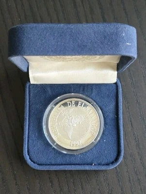 El Salvador 150 Colones - Silver Coin - 1992 - Image 1 of 4