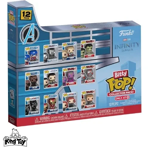 Funko Bitty Pop! Collector Pack – Avengers: Infinity Saga (12 Pezzi) - Immagine 1 di 1