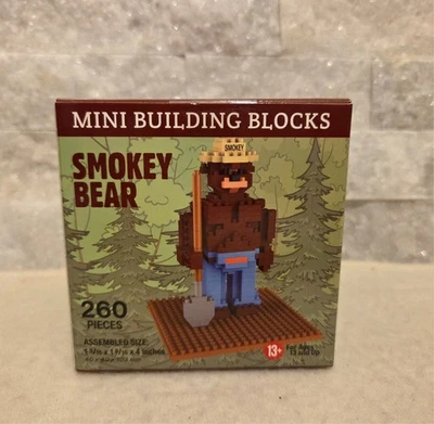 Impact Photographics Smokey Bear Mini Building Blocks 260 Piece - Image 1 of 4