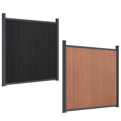 WPC Zaun Zaunelement Zaunpaneel Sichtschutzzaun Lärmschutzzaun Windschutz - Bild 1 von 4