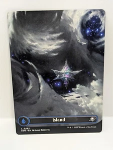 Island - Edge Of Eternities - Borderless - Common - Basic Land - EOE 263 - - Picture 1 of 2