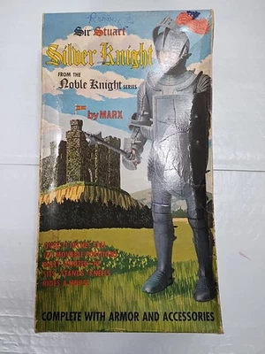 Juguetes Marx Sir Stuart Noble Knight Serie Caballero Plata Caja Original POR FAVOR VER DETALLE Foto 1 de 4