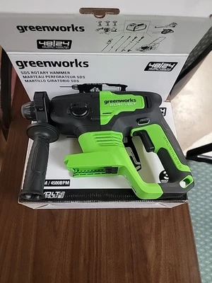 Greenworks 24V SDS-Plus 2J Cordless Rotary Hammer (Brushless Motor) - Tool Only - Image 1 of 4