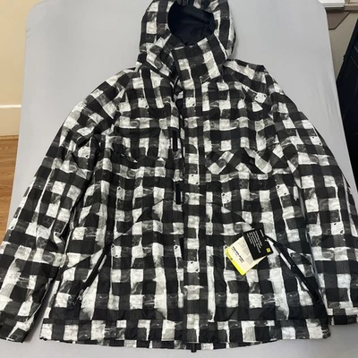 Burton Dryride Poacher Hombres Talla XXL Cuadros Esquí Snow Board Chaqueta Negro Lote J Foto 1 de 4