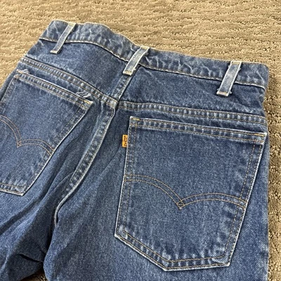 Levis Orange Tab SF207 Jeans Levis Zipper 1970s Vintage 30 X 36 519 0217 - Image 1 of 4