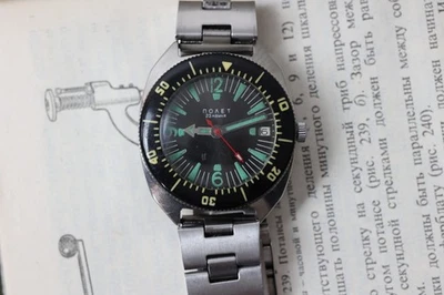 MUY RARO Reloj Pulsera Automático Hombre Poljot Anfibia URSS Cal. 2616.2H 23 joyas Foto 1 de 4