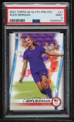 2021 Topps US Olympic & Paralympic Team and Hopefuls Alex Morgan #21 PSA 9 MINT - Image 1 of 2