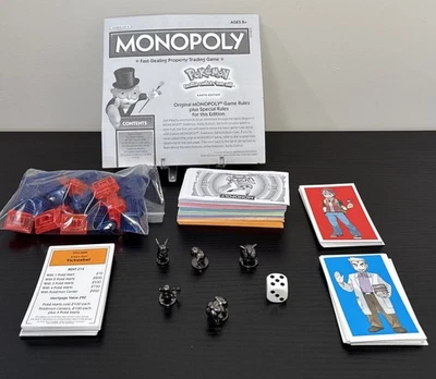 Monopoly Pokemon Edición Kanto Juego de Mesa Piezas de Repuesto Fichas de Personaje Foto 1 de 4