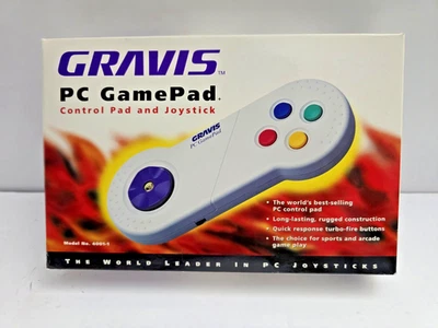 Vintage 1993 Gravis PC GamePad Control Pad & Joystick - Image 1 of 3