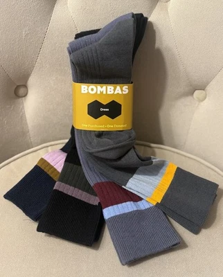 Calcetines ligeros hasta la rodilla de vestir BOMBAS NUEVOS CON ETIQUETAS talla L/4 pares Foto 1 de 4