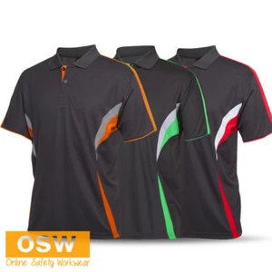 MENS LADIES COOL DRY BREATHABLE TRADIES/OFFICE/WORK/UNIFORMS POLO SHIRTS - Picture 1 of 1