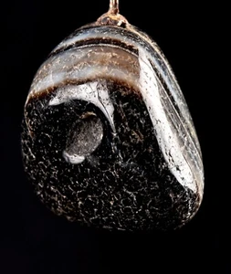 old mystic Sulemani soloman stone pendant  luck wealth protection shaman  #7374 - Picture 1 of 5