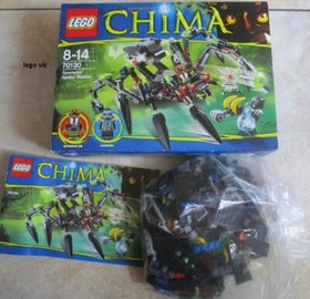 LEGO 70130 Legends of Chima Sparratus Spider Stalker Notice Complete Box CNB115