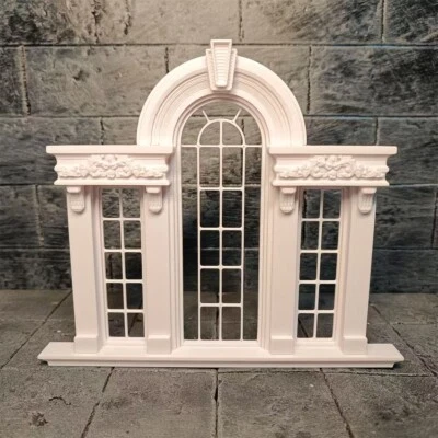 1/12 Scale Doll House Miniatures Furniture Door Windows Unpainted Vintage - Image 1 of 4