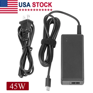 45W USB C Type-C AC Charger for Lenovo Chromebook c330 s330 c340 100e ADLX45YCC3 - Picture 1 of 16