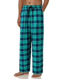 Pyjama Bottoms for Men Cotton Buffalo Plaid Lounge Pants Sleepwear with Pockets - Picture 1 of 2