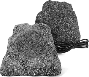 Herdio 8" Outdoor Rock Bluetooth Speakers Waterproof 600 Watt Pool Patio Garden - Picture 1 of 10