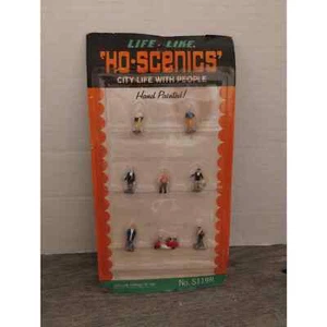 HO Scale Life-Like #S119R HO-Scenics City Life With People - Picture 1 of 1