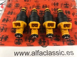 SET 4 INYECTORES GASOLINA OEM ALFA ROMEO BOSCH (MOTORES IE) - Imagen 1 de 9