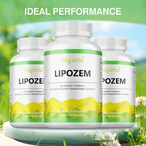 Lipozem Kapseln - Erweiterte Gewichtsmanagement-Unterstützung & Darmgesundheit, Fettverbrennung - Bild 1 von 14