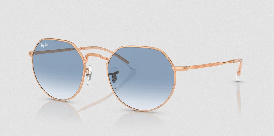 Nuevas gafas de sol Ray Ban 2024 RB 3565 9202/3F JACK marco auténtico Italia azul Foto 1 de 4