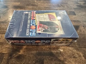 NBA Hoops Basketball Box 1990-1991 sigillato in fabbrica 36 confezioni carte collezionabili nuove - Foto 1 di 2